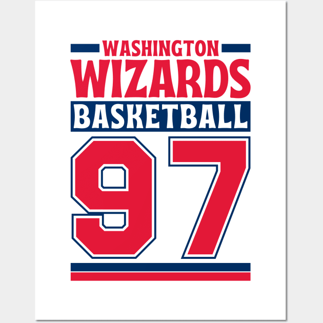 Washington Wizardsss 1997 Basketbal Limited Edition Wall Art by Astronaut.co